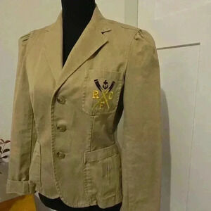 Ralph Lauren Rugby Blazer - Classic Khaki - Size 4